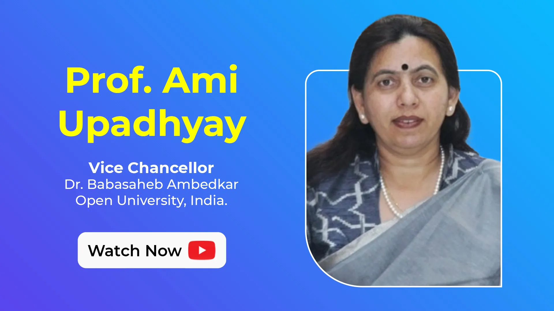 LEAP 2025 Nominee - Prof. Ami Upadhyay